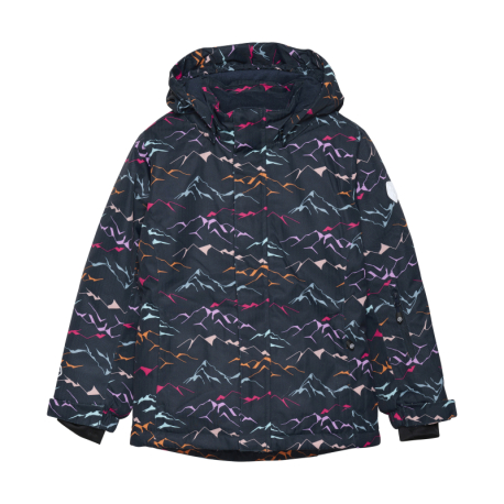 Chlapecká lyžařská bunda COLOR KIDS-Ski Jacket - AOP, total eclipse 741118.7850