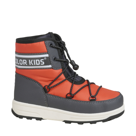 Dětské vysoké zimní boty COLOR KIDS-Boots W. String, orange