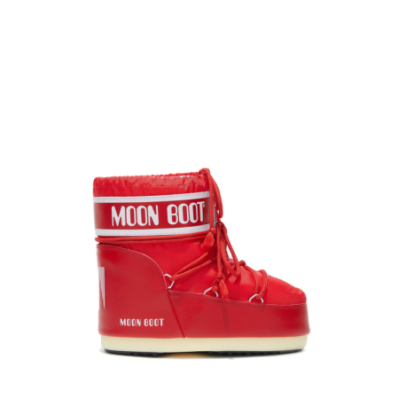 Dámské kotníkové zimní boty MOON BOOT-ICON LOW NYLON, 009 red