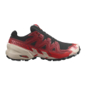 Pánská běžecká trailová obuv SALOMON-Speedcross 6 GTX black/red dalhia/poppy red - 