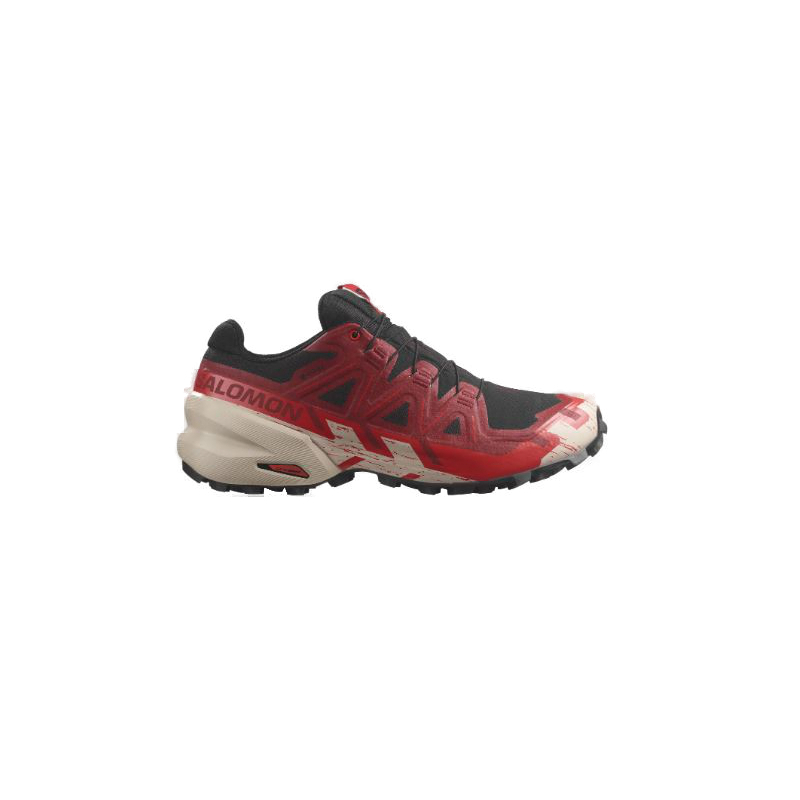 Pánská běžecká trailová obuv SALOMON-Speedcross 6 GTX black/red dalhia/poppy red - 