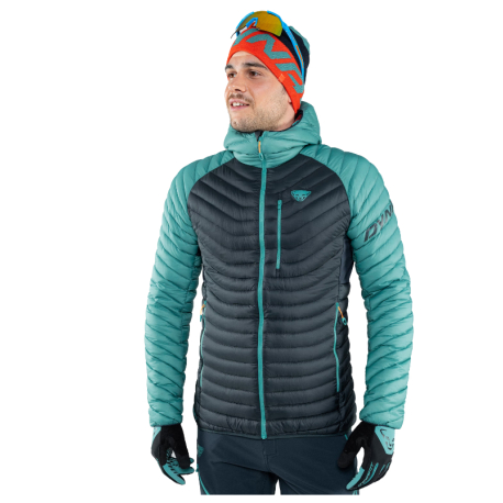 Pánská bunda na skialp DYNAFIT-Radical Down RDS Hooded Jacket M-8071-storm blue