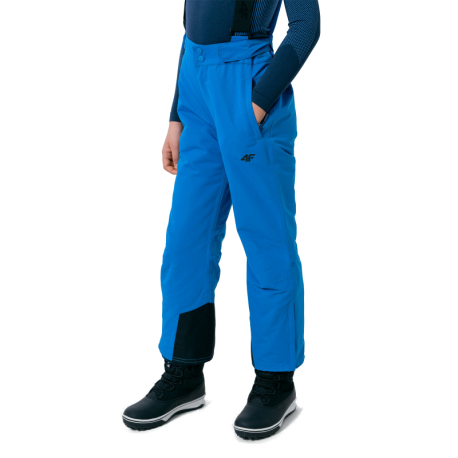 Chlapecké lyžařské kalhoty 4F JUNIOR-BOYS SKI TROUSERS JSPMN001-33S-BLUE