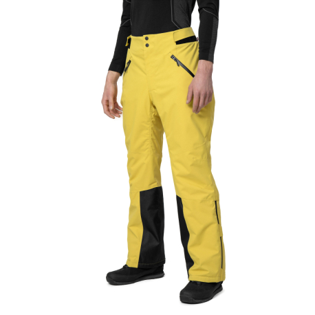 Pánské lyžařské kalhoty 4F-MENS SKI TROUSERS SPMN006-72S-LEMON