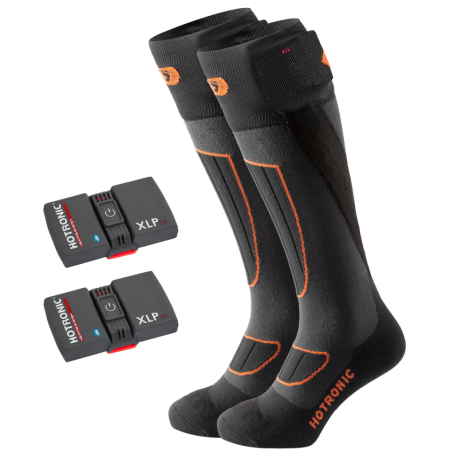 Vyhřívané podkolenky (ponožky) set s baterií HOTRONIC-SET 1 pair Heat socks XLP 2P + 1 pair Bluetooth Surround Comfort