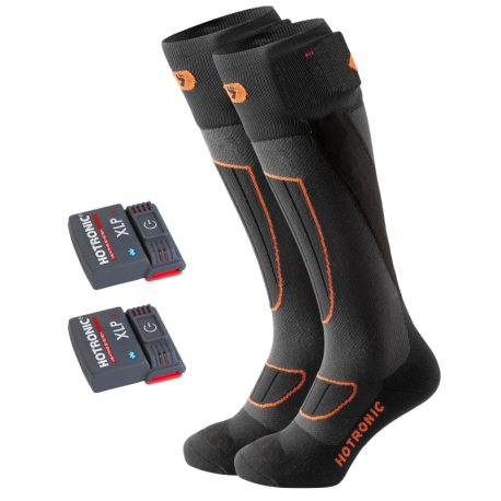 Vyhřívané podkolenky (ponožky) set s baterií HOTRONIC-SET 1 pair Heat socks XLP 1P + 1 pair Bluetooth Surround Comfort