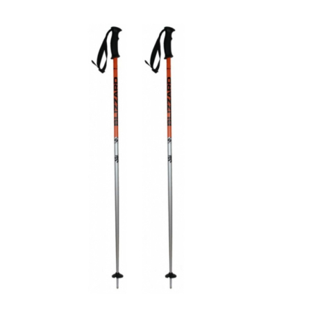 Lyžařské hole BLIZZARD-Sport ski poles, black/orange/silver