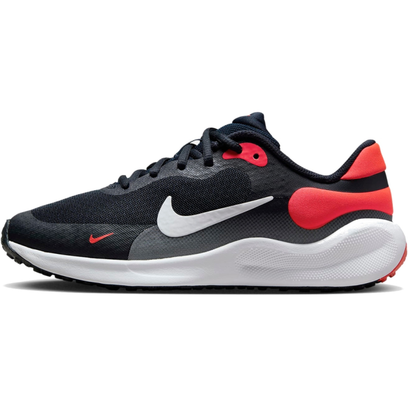 Chlapecká sportovní obuv (tréninková) NIKE-Revolution 7 dark obsidian/bright crimson/black/white - 