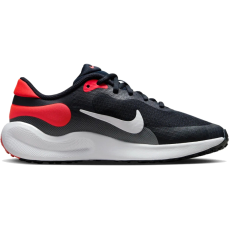 Chlapčenská športová obuv (tréningová) NIKE-Revolution 7 dark obsidian/bright crimson/black/white