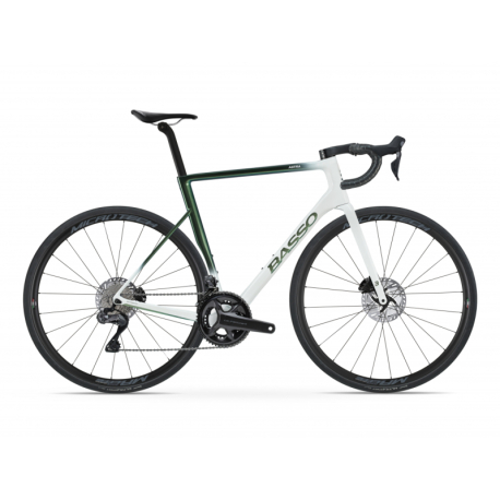 Silniční kolo BASSO-Astra disc, pop green, Shimano Ultegra Di2, Microtech MrLite