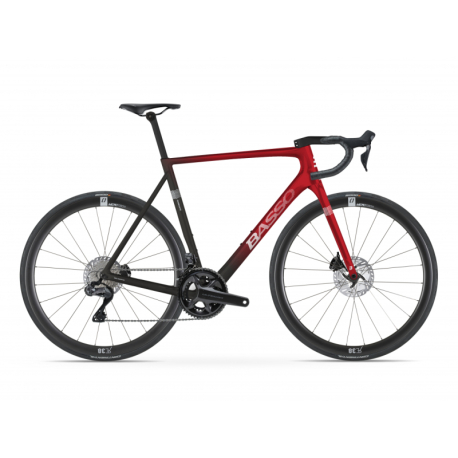 Silniční kolo BASSO-Diamante disc, candy red, Shimano Ultegra Di2, Microtech RE38