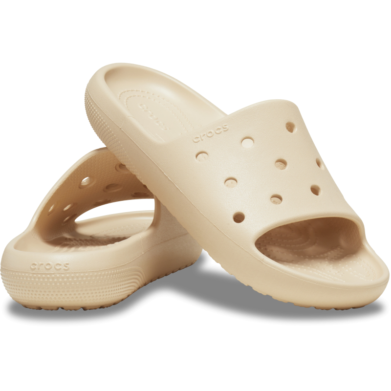 Šlapky (plážová obuv) CROCS-Classic Slide V2 shitake - 