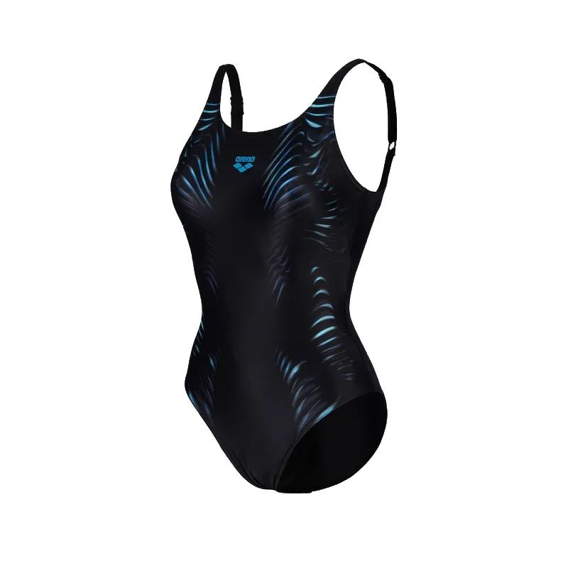 Dámské plavecké jednodílné plavky ARENA-WO IMPRINT SWIMSUIT U BACK B - 