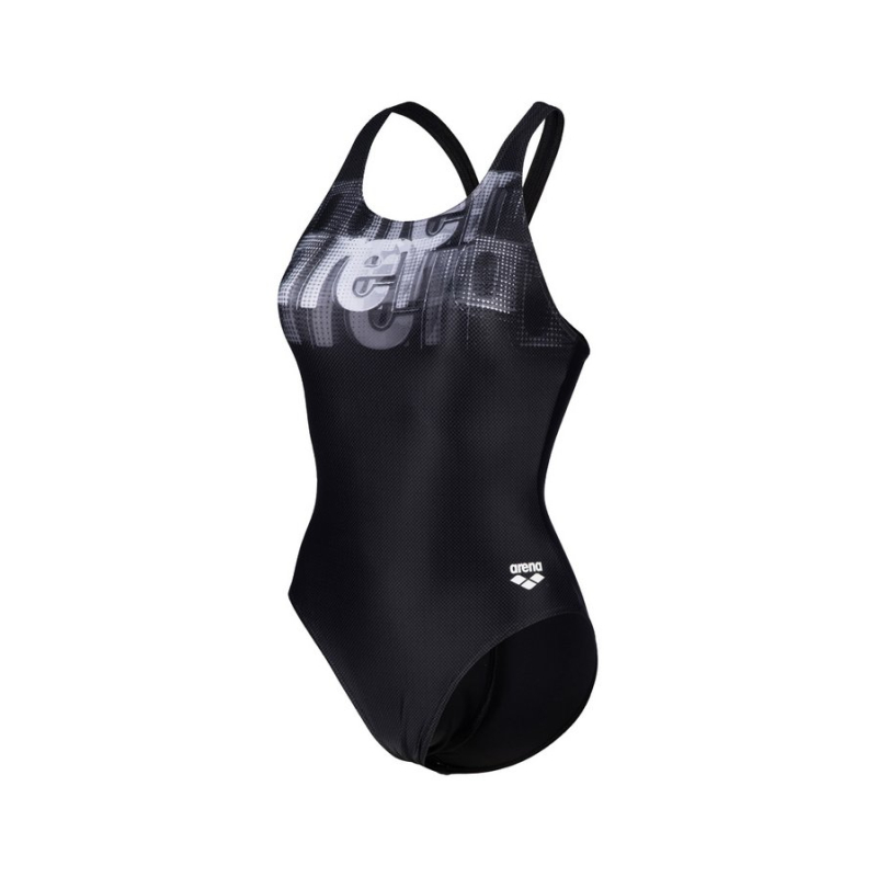 Dámské plavecké jednodílné plavky ARENA-WO OVERLAP SWIMSUIT V BACK LB - 