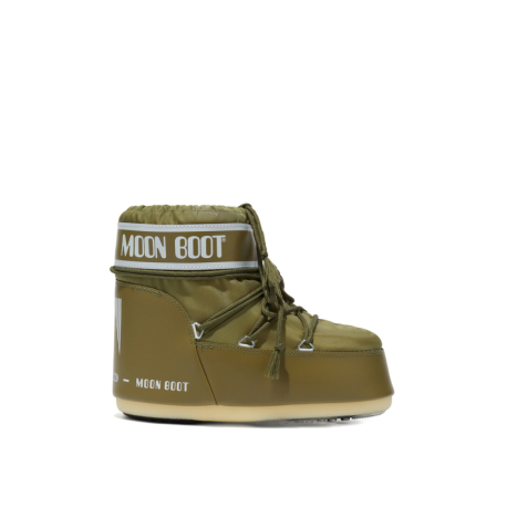 Dámské kotníkové zimní boty MOON BOOT-ICON LOW NYLON, 007 khaki