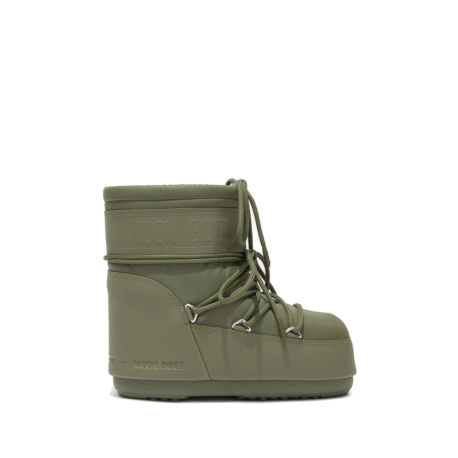 Dámské kotníkové zimní boty MOON BOOT-ICON LOW RUBBER, 002 khaki