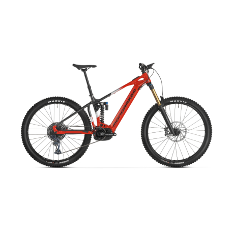 Horské elektrokolo MONDRAKER-Level RR, flame red/vortex grey/racing silver