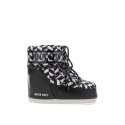 Dámské nízké zimní boty MOON BOOT-MB ICON LOW OPTICAL-NA02 BLACK/WHITE - 