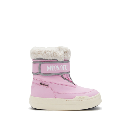 Juniorské vysoké zimné topánky MOON BOOT-MB JR PARK STRAP-J001 PINK