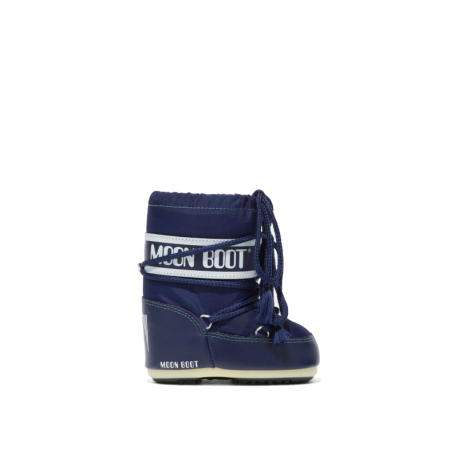 Juniorské vysoké zimní boty MOON BOOT-MB ICON MINI NYLON-JR-F003 BLUE