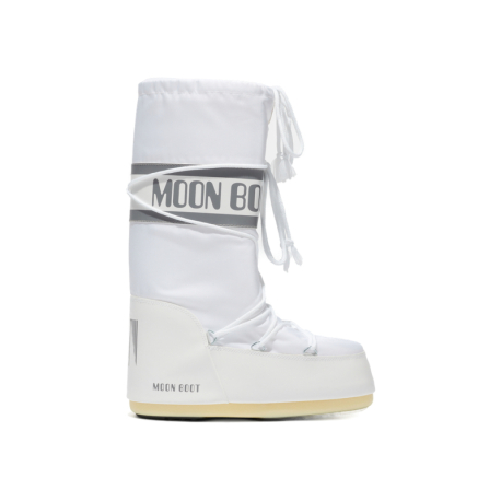 Dámské vysoké zimní boty MOON BOOT-MB ICON NYLON-A001 WHITE