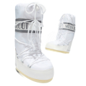 Dámské vysoké zimní boty MOON BOOT-MB ICON NYLON-A001 WHITE - 