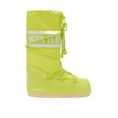 Dámské vysoké zimní boty MOON BOOT-MB ICON NYLON-B001 CYBER LIME