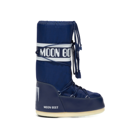 Dámské vysoké zimní boty MOON BOOT-MB ICON NYLON-F003 BLUE