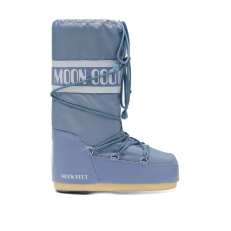 Dámské vysoké zimní boty MOON BOOT-MB ICON NYLON-H004 ELEPHANT GREY