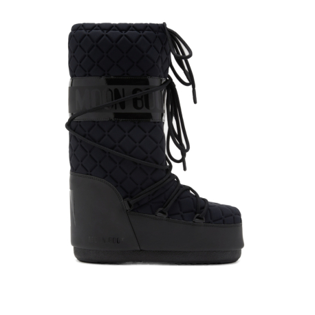 Dámske vysoké zimné topánky MOON BOOT-MB ICON QUILT -N001 BLACK