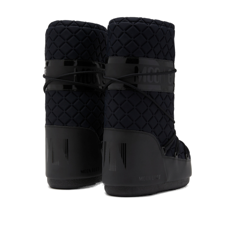 Dámské vysoké zimní boty MOON BOOT-MB ICON QUILT -N001 BLACK - 