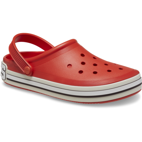 Kroksy (rekreační obuv) CROCS-Crocband Off Court Logo Clog tomato