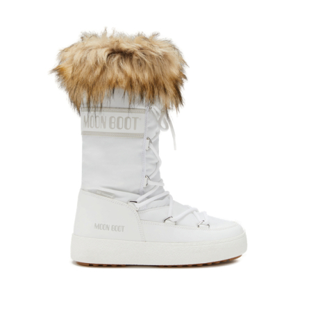 Dámske vysoké zimné topánky MOON BOOT-MB LTRACK MONACO WP-A001 WHITE