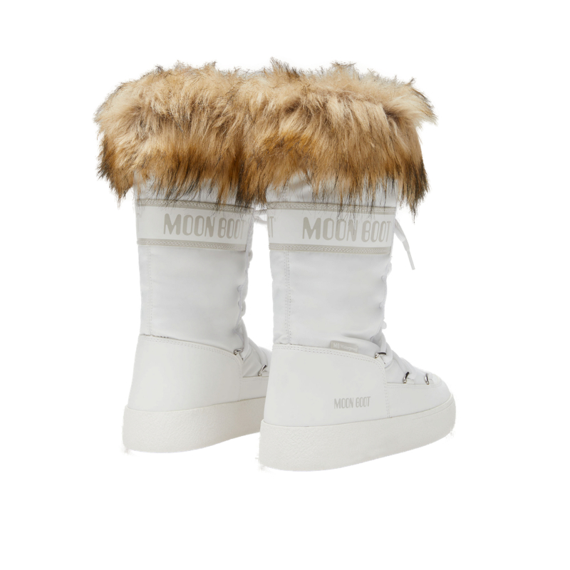 Dámské vysoké zimní boty MOON BOOT-MB LTRACK MONACO WP-A001 WHITE - 