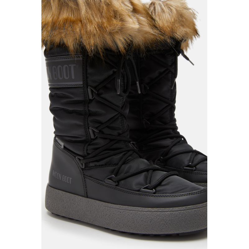 Dámské vysoké zimní boty MOON BOOT-MB LTRACK MONACO WP-N001 BLACK - 