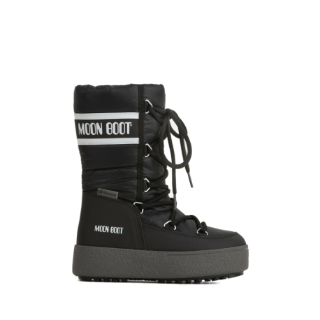 Juniorské vysoké zimní boty MOON BOOT-MB JTRACK BOOT-JR-N001 BLACK