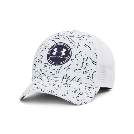 Pánská kšiltovka UNDER ARMOUR-Iso-chill Driver Mesh-WHT
