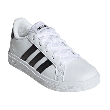 Juniorská rekreační obuv ADIDAS-Grand Court 2.0 K cloud white/core black/core black