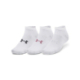 Ponožky UNDER ARMOUR-UA Essential Low Cut 3pk-WHT