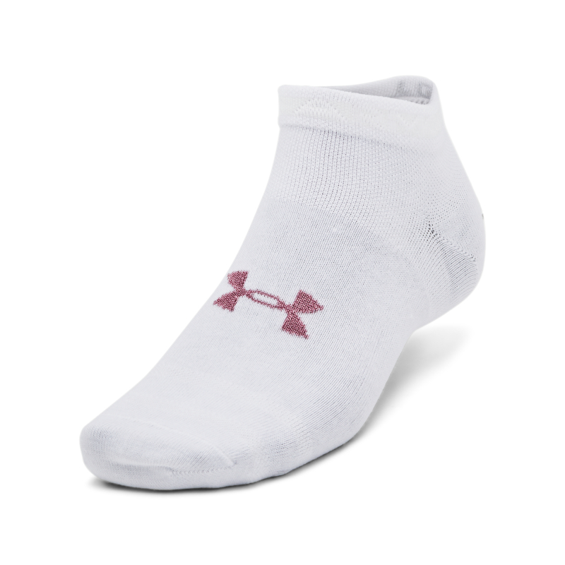 Ponožky UNDER ARMOUR-UA Essential Low Cut 3pk-WHT - 