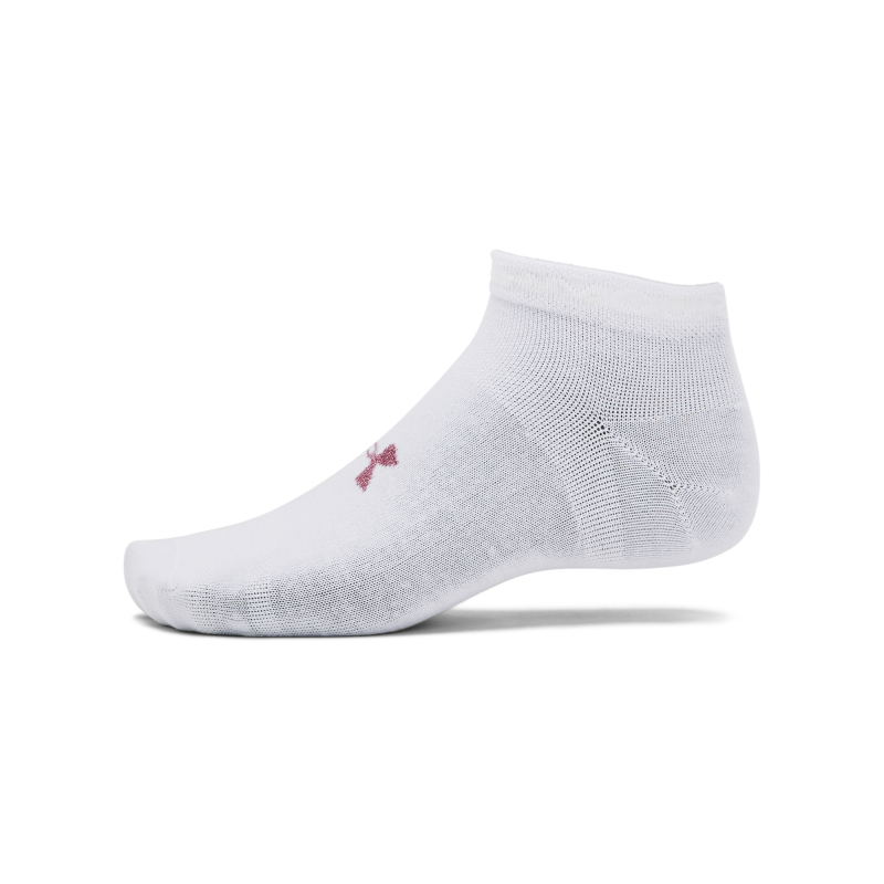 Ponožky UNDER ARMOUR-UA Essential Low Cut 3pk-WHT - 