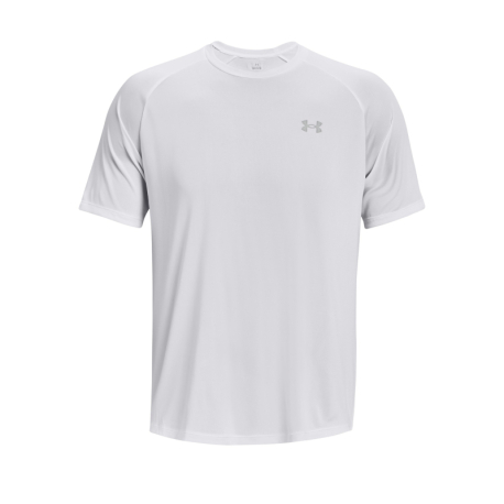 Pánské tréninkové tričko s krátkým rukávem UNDER ARMOUR-UA Tech Reflective SS-WHT