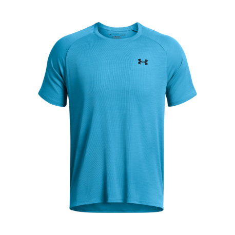 Pánské tréninkové tričko s krátkým rukávem UNDER ARMOUR-UA Tech Textured SS-BLU