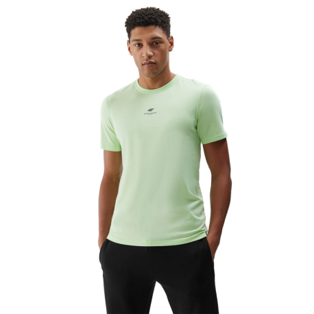 Pánské triko s krátkým rukávem 4F-TSHIRT-4FWSS24TTSHM1282-42S-LIGHT GREEN