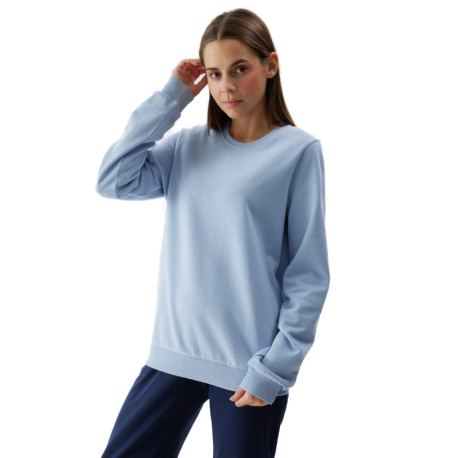 Dámská mikina 4F-SWEATSHIRT-WSS24TSWSF0954-34S-LIGHT BLUE