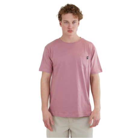 Pánské triko s krátkým rukávem FUNDANGO-Talmer Pocket T-shirt-345-raspberry