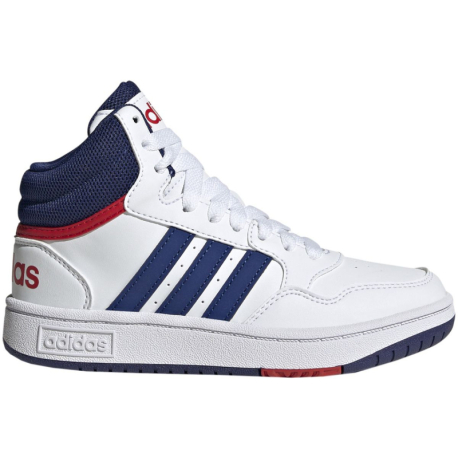 Chlapecká rekreační obuv ADIDAS-Hoops 3.0 Mid cloud white/victory blue/better scarlet