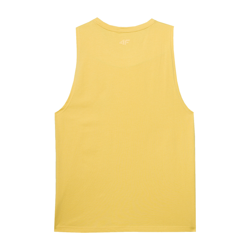 Pánské tílko 4F-TSHIRT-4FWSS24TTSHM1319-71S-YELLOW - 