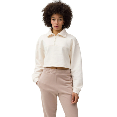 Dámská mikina 4F-SWEATSHIRT-4FWSS24TSWSF1004-12S-CREME