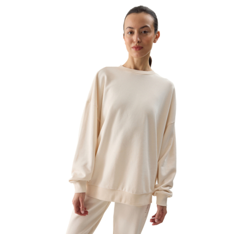 Dámská mikina 4F-SWEATSHIRT-4FWSS24TSWSF1055-12S-CREME